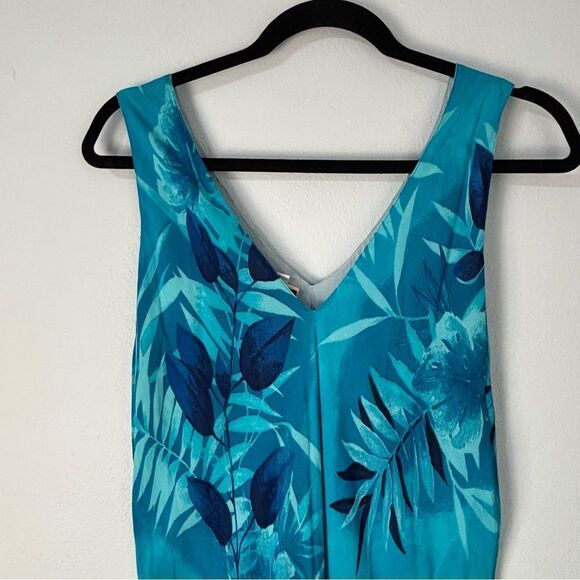 Magic of the Moon Maxi Dress & Kimono Elegant Blue Floral Resortwear Cruise - Picture 14 of 15